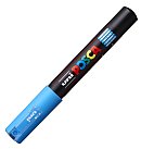 Marķieris uz ūdens bāzes "UNI Posca PC-1M", gaiši zils (8)
