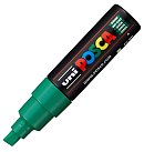 Marķieris uz ūdens bāzes "UNI Posca PC-8K", slīps uzgalis, zaļš (6)