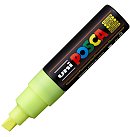 Marķieris uz ūdens bāzes "UNI Posca PC-8K", slīps uzgalis, fluorescējoši dzeltens (F2)