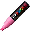 Marķieris uz ūdens bāzes "UNI Posca PC-8K", slīps uzgalis, fluorescējoši rozā (F13)