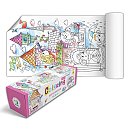 Настольные игры Раскраска постер "Принцессы", 70x16см