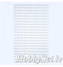 Pašlīmējošās puspērles, D:4 mm, 440 gab., baltas