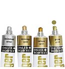 Metāliska pasta "Goldfinger", 22 ml, zaļgans zelts