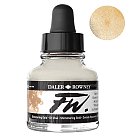 Akrila tinte "FW Acrylic Ink", 29.5 ml, mirdzošs zelts
