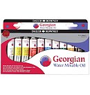 Ūdenī šķīstošu eļļas krāsu komplekts "Georgian Water Mixable Oil", 10x20 ml