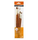 SIMPLY комплект синтетических кистей "VALUE ACRYLIC", 5 шт.