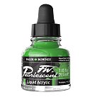 Akrila perlamutra tinte "FW Pearlescent Ink", 29.5 ml, zaļa (Macaw Green)