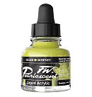 Akrila perlamutra tinte "FW Pearlescent Ink", 29.5 ml, dzeltenzaļa (Genesis Green)