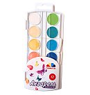 Akvareļkrāsu komplekts "Pastel", 12 krāsas