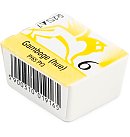 Akvareļu krāsa pusķivetē uz gumiarābika un medus bāzes, 1.5 ml, dzeltena (Gamboge)