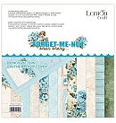 Paper Collection Set 30,5x30,5cm Dear Diary - Forget Me Not, 250 gsm (6 double-sided sheets, 12 designs, bonus design 30,5x30,5 cm on the cover)