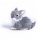 Декор "Кролик", 7см, серый