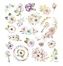 Uzlīmes papīra "Boho Florals", 22 gab.