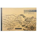 Skiču albūms FRESH Kraft (dizains 2117-2120), ciets vāks, 197*124mm, 36 baltas lapas