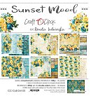 Paper Collection Set 30,5x30,5cm Sunset Mood, 250 gsm (6 double-sided sheets, 12 designs, bonus design 30,5x30,5 cm on the cover)