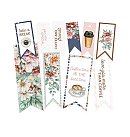 Set of cut-out paper tags "Coffee Break", 240g/ m2, different sizes, 10pcs