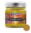 Metāliska krāsa stiklam, uz šķīdinātāja bāzes, 30ml, zelts, Pentart