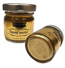 Krāsa ar metālisku efektu "Liquid metal", uz šķīdinātāja bāzes, 30 ml, zelts, Pentart