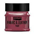 Krāsa audumam un ādai, uz ūdens bāzes, 50ml, bordo sarkana, Pentart