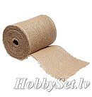 Džutas lente dabīgā krāsā, platums 20cm, rullī 25m, CENA PAR 1 M