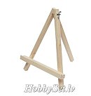 Dekoratīvs galda molberts A6, maks.audekla augstums 20cm, 11x11x15cm, iepakojumā 2gb
