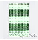 Pašlīmējošās strazas, D:3mm, 806 gab., gaiši zaļas