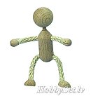 Koka lelles sagatave, H:10cm