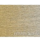 Floristikas kreppapīrs, metalizēts, 180g (144 g/ m²), 50x250cm, 2 toņi: zelta/ sudraba krāsu pāreja