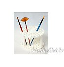 Plastmasas statīvs otu glabāšanai, saliekams, D:14cm, H:9.5cm