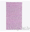 Pašlīmējošās strazas, D:3mm, 806 gab., rozā
