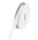 Auduma lente ar mežģīņotu maliņu, 1.4cm x 10m, balta