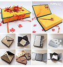 Table for making boxes, envelopes and cards with ruler and tool for folding paper "SCORING BOARD", working area: 18x31,5cm