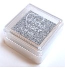 Tintes spilventiņš "Versacolor", 2.5x2.5 cm, sudraba tonis
