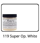 Jacquard "Screen Ink" profesionālā tinte sietspiedei, monodrukai, linogrizumiem, 118.29 ml, necaurspīdīgs balts (#119 S. OP WHITE)