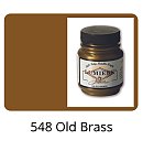 Metāliska krāsa "Lumiere" #548 audumam, ādai, kokam, papīram, 66.54 ml, veca misiņa tonis