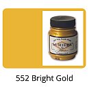 Metāliska krāsa "Lumiere" #552 audumam, ādai, kokam, papīram, 66.54 ml, spoža zelta tonis