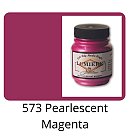Metāliska krāsa "Lumiere" #573 audumam, ādai, kokam, papīram, 66.54 ml, perlamutra purpursarkana (Ma