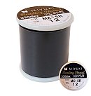 MIYUKI diegs pērļošanai, 100% neilons, 0.203mm, 50m, melns