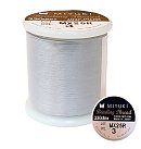 MIYUKI diegs pērļošanai, 100% neilons, 0.203mm, 50m, sudraba tonis