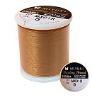 MIYUKI diegs pērļošanai, 100% neilons, 0.203mm, 50m, zelta tonis