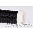 Floristikas stieple "Pet", D:0.3mm, 25g, melna