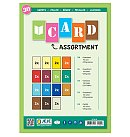 Krāsaina papīra komplekts "Card Assortment", A5, 2x15 krāsu loksnes, 250g/ m2