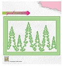 Formu izgriešanas trafarets "Shake Card Dies - Pinetrees", 9.5 x 13.7cm
