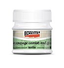 Dekupāžas laka/ līme audumam, 50ml, Pentart