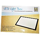 LED gaismas paliktnis A4, īpaši plāns, ar 3 spilgtuma līmeņiem, darba virsma 30.5x21.5 cm