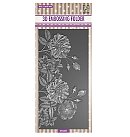 3D faktūras iespiešanas mape "Wild roses", 10.5x20.5 cm