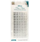 Pašlīmējošās strazas, D:3-5mm, 128 gab., baltas (bezkrāsainas)