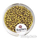 Pērlītes "Rocailles", D:2.6mm, 17g, perlamutra zeltītas