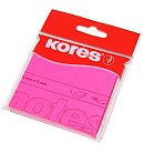 Līmlapiņas "KORES", 75x75mm, 100 gab., neona rozā