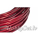Alumīnija stieple, D:2mm, 12m/ 100g, sarkana